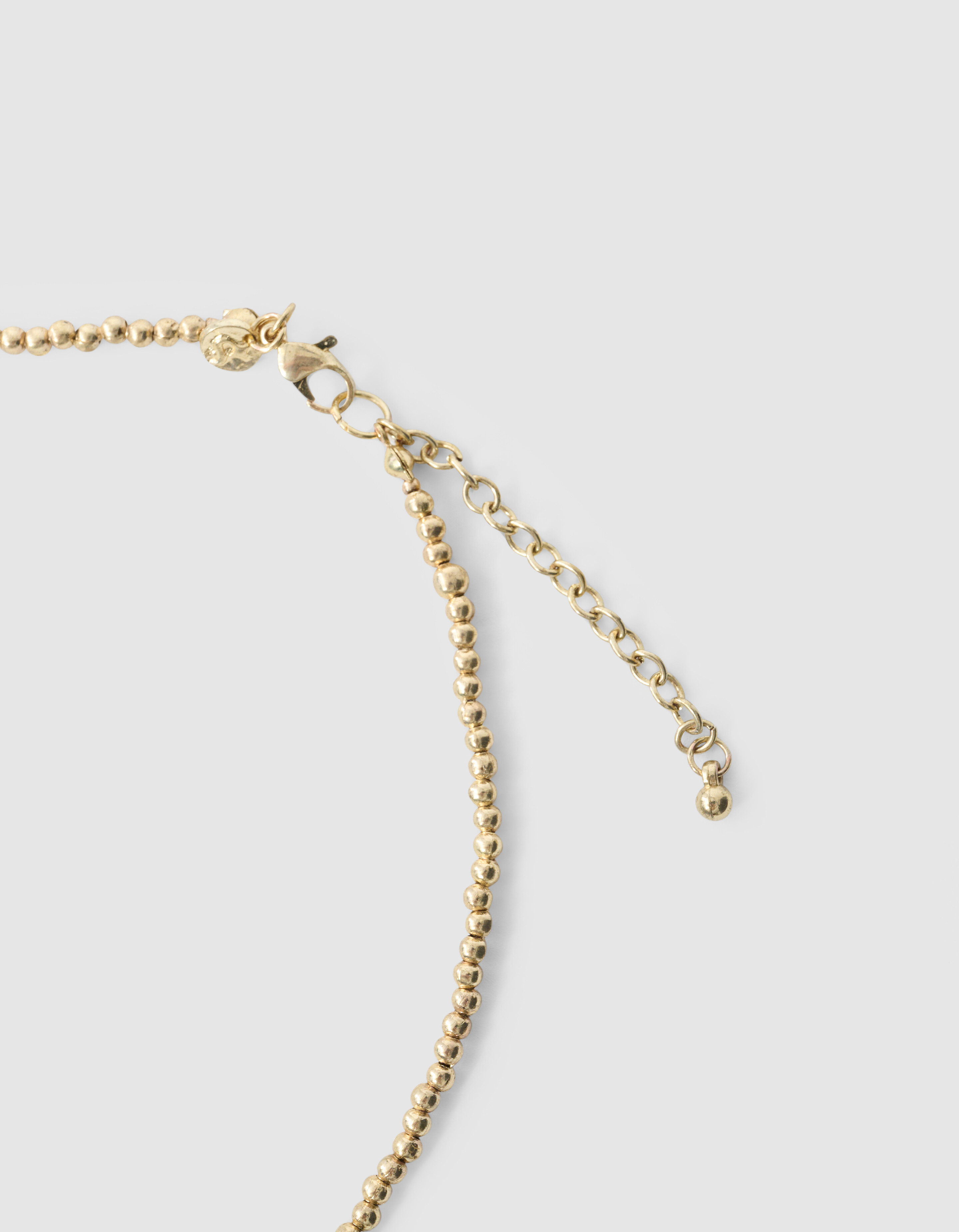 Perlen-Strickkette Gold SHOEBY ACCESSOIRES