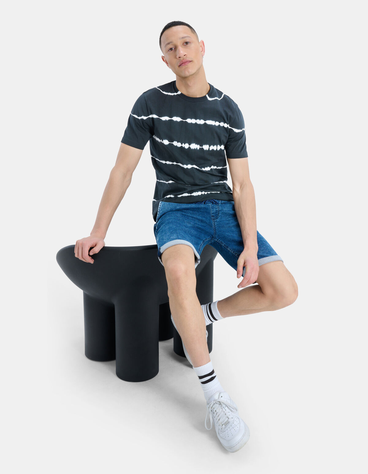 Tie Dye Stripe T-Shirt REFILL