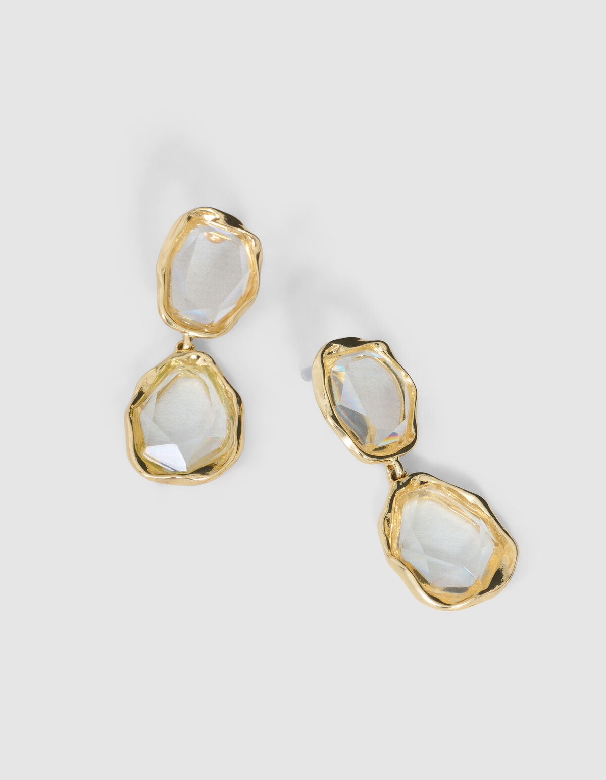 Vintage Stone Ohrringe Gold SHOEBY ACCESSOIRES