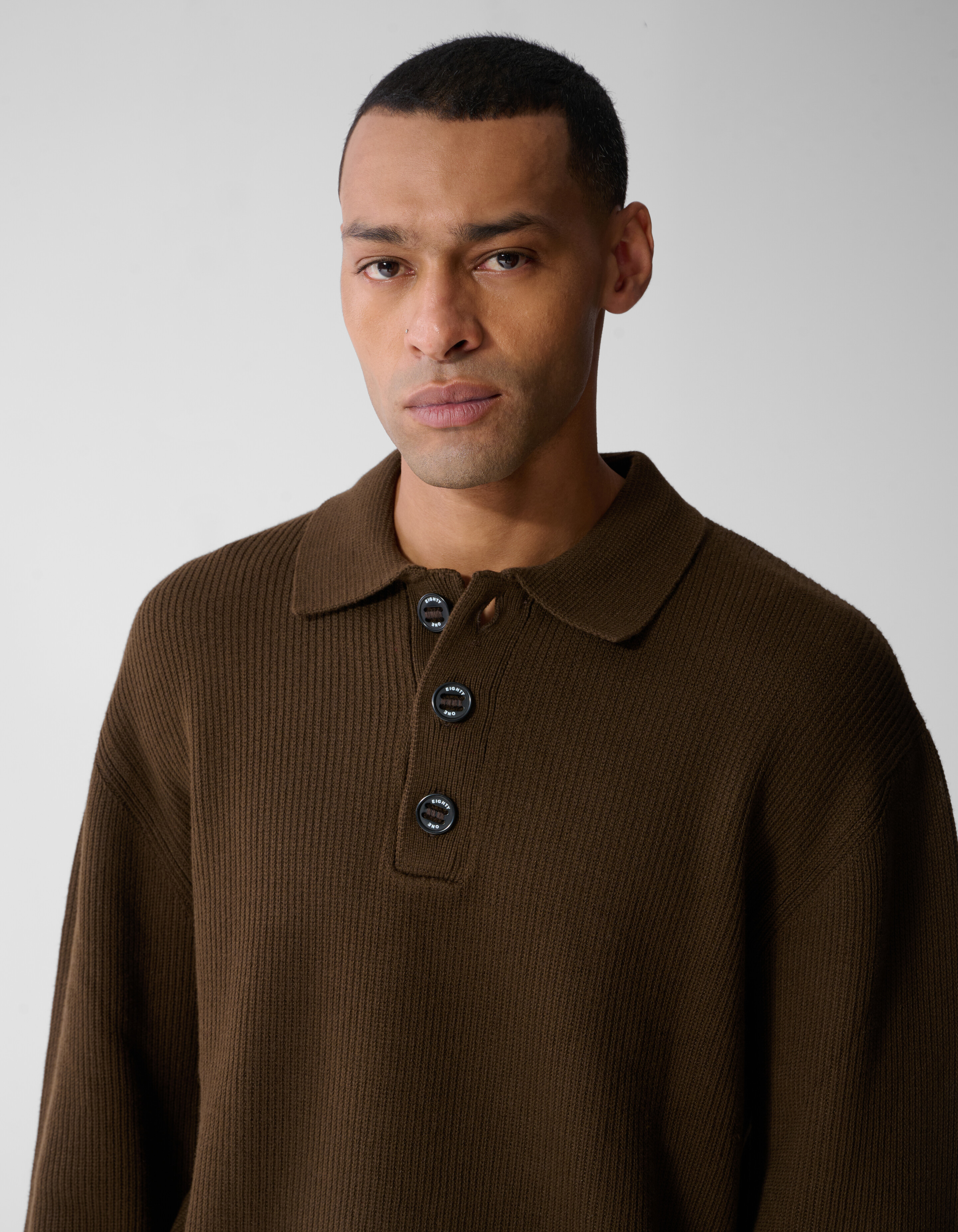 Heavy Strickpolo Braun SHOEBY MEN