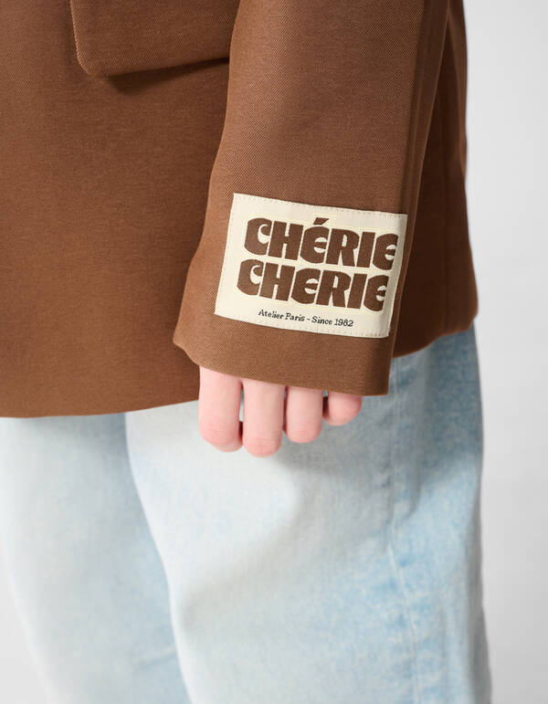 Offener R&uuml;cken Blazer Braun SHOEBY GIRLS