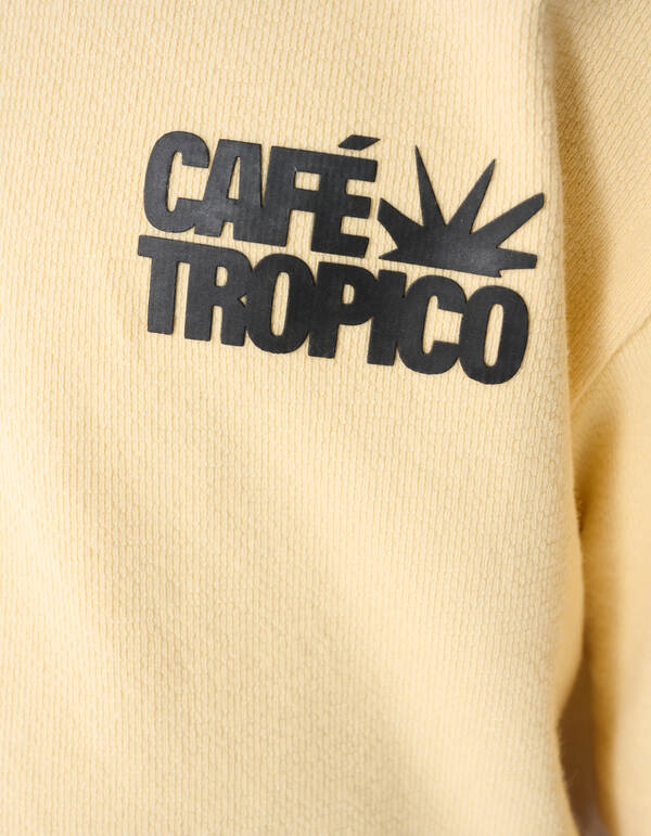 Frottee Textdruck T-Shirt Gelb SHOEBY BOYS