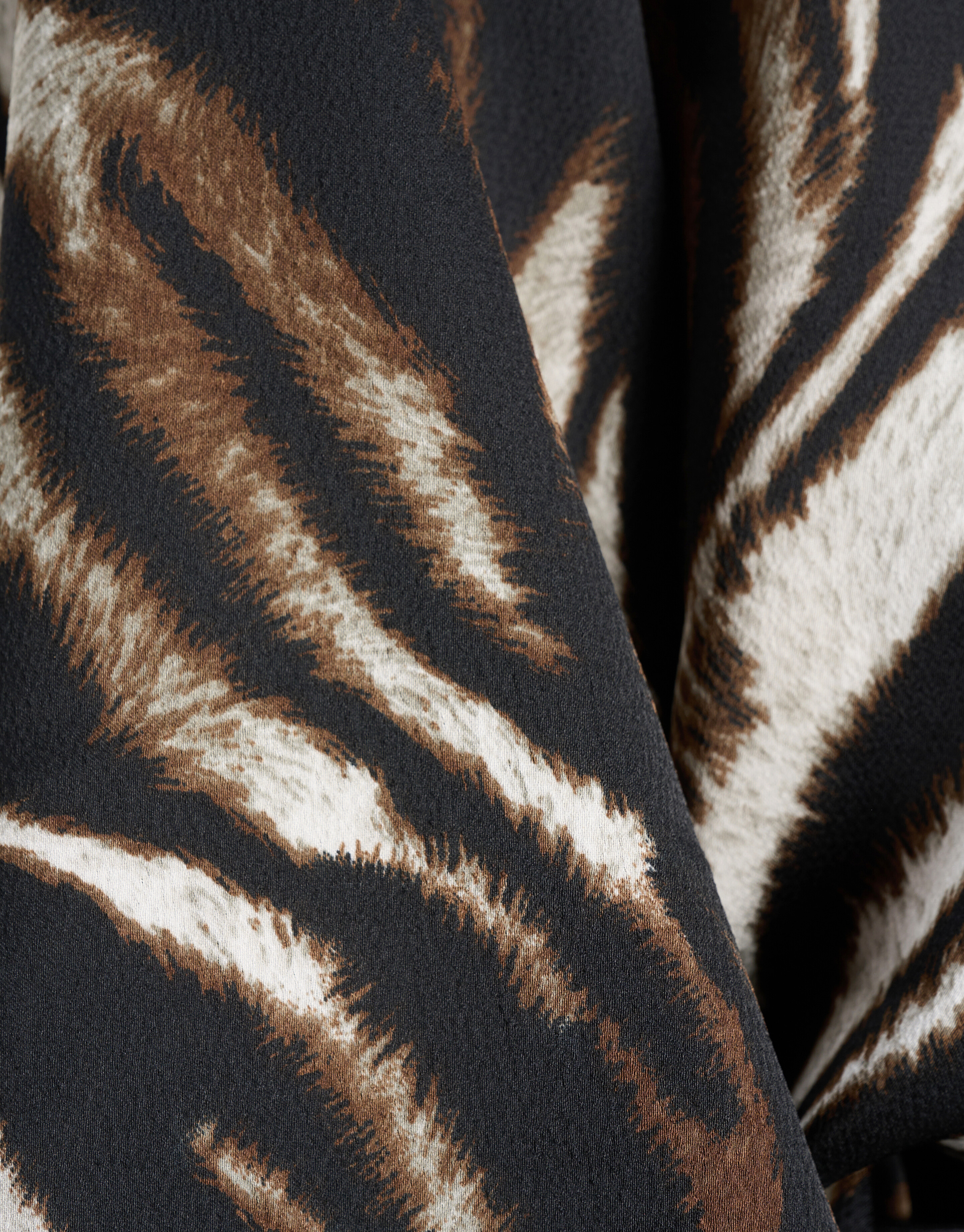 Tiger Print Bluse Braun SHOEBY WOMEN