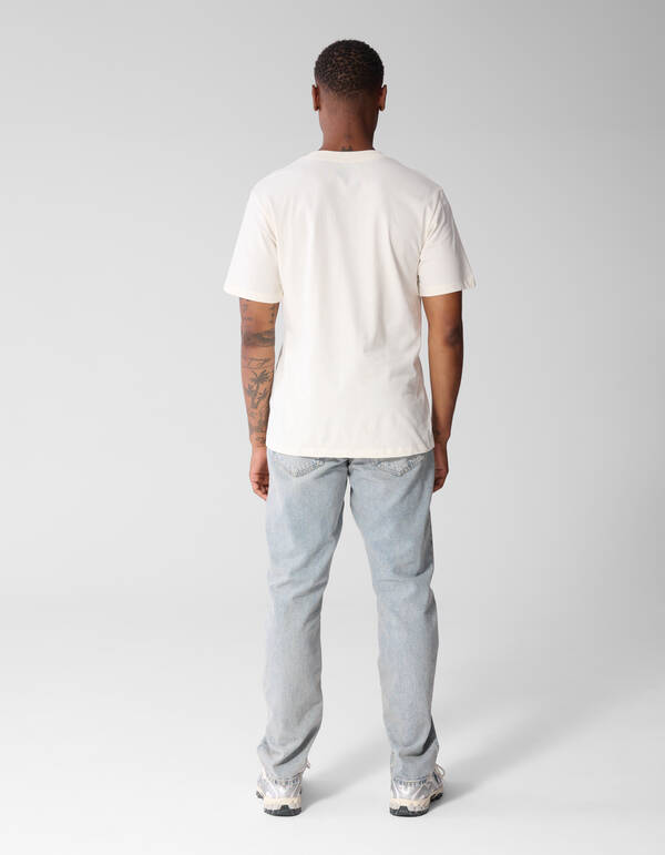 Minimal Artwork T-Shirt Gebrochen Wei&szlig; SHOEBY MEN