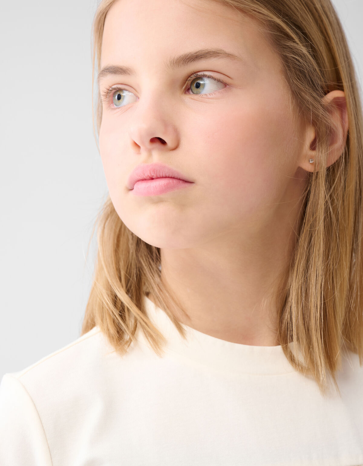 Strukturiertes T-shirt Off White SHOEBY GIRLS