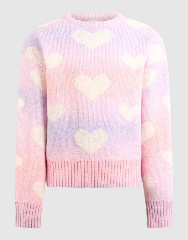 Herz Strickpullover Rosa SHOEBY GIRLS