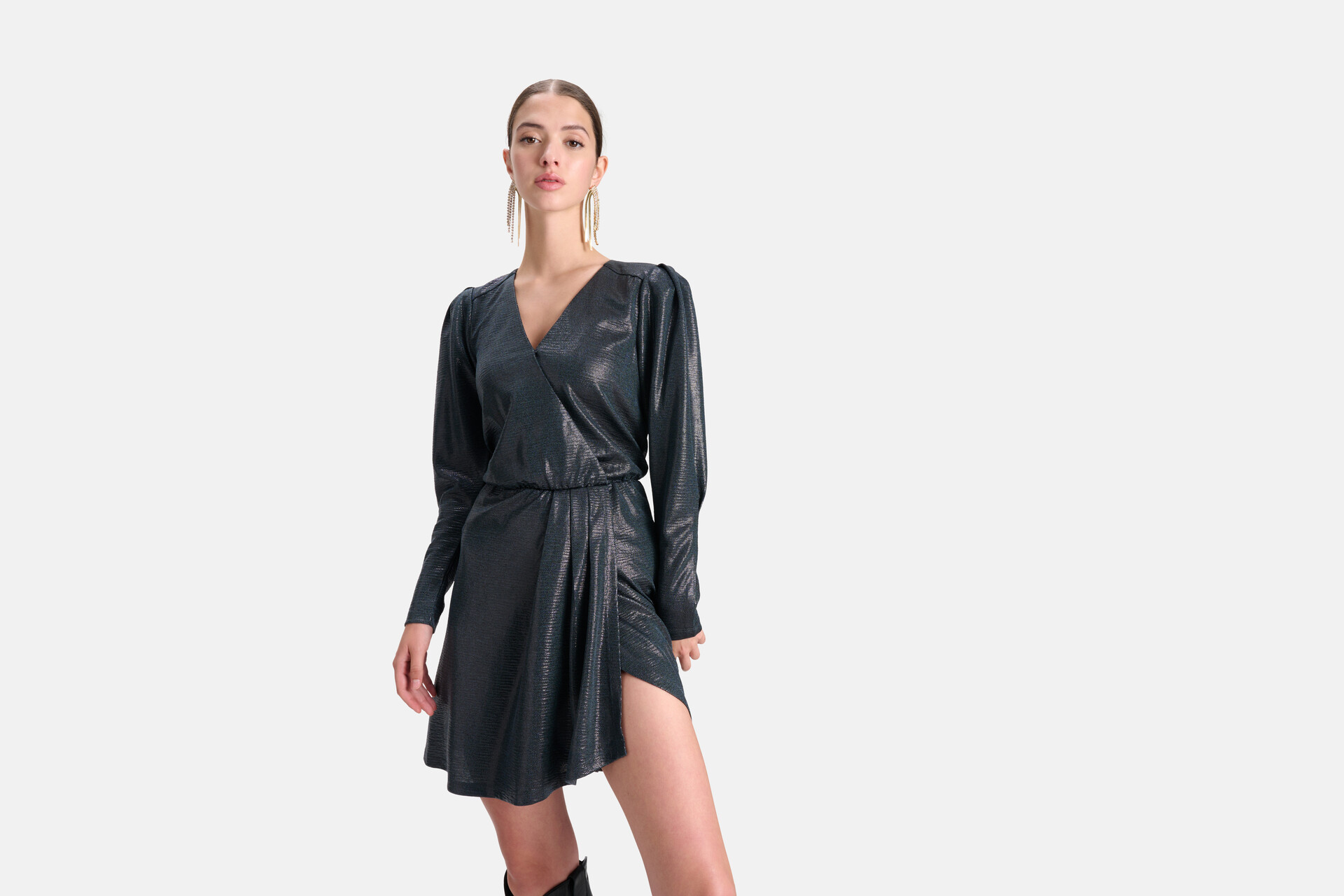 Beschichtetes Kleid Blau SHOEBY WOMEN