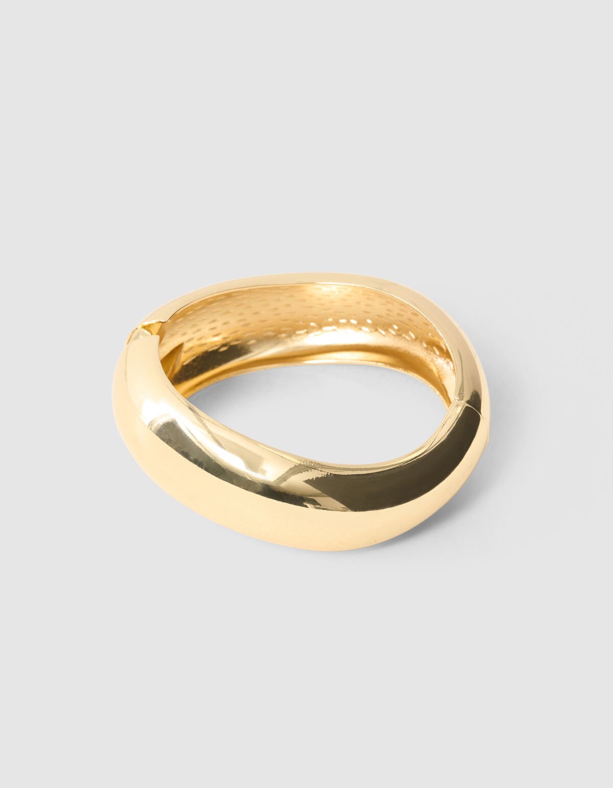 Armreif in organischer Form, Gold SHOEBY ACCESSOIRES