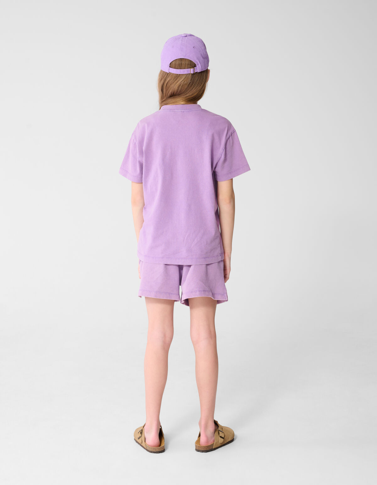 Washed Pineapple Artwork T-Shirt Lila SHOEBY GIRLS