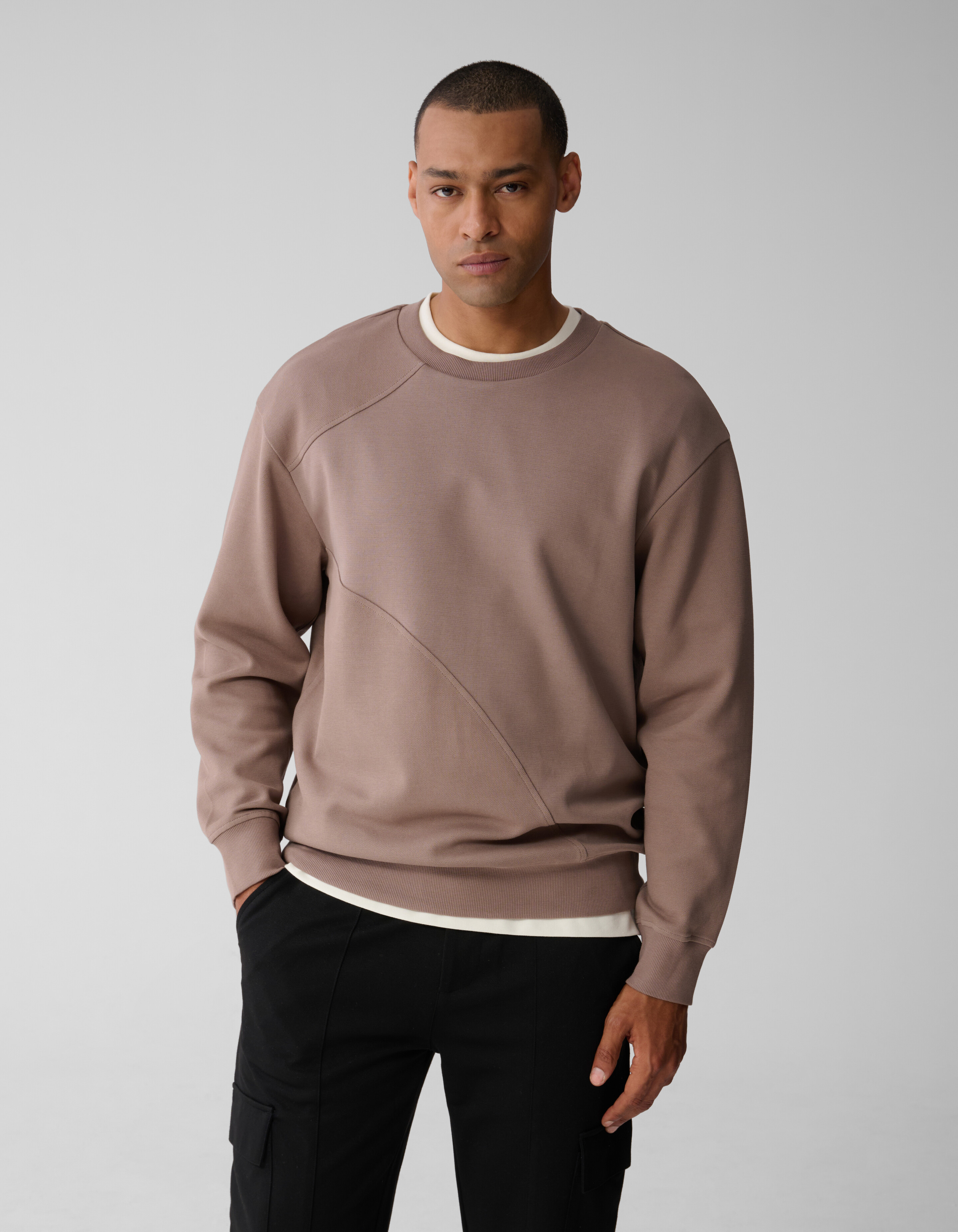 Big Sparkle Sweater Hellbraun SHOEBY MEN