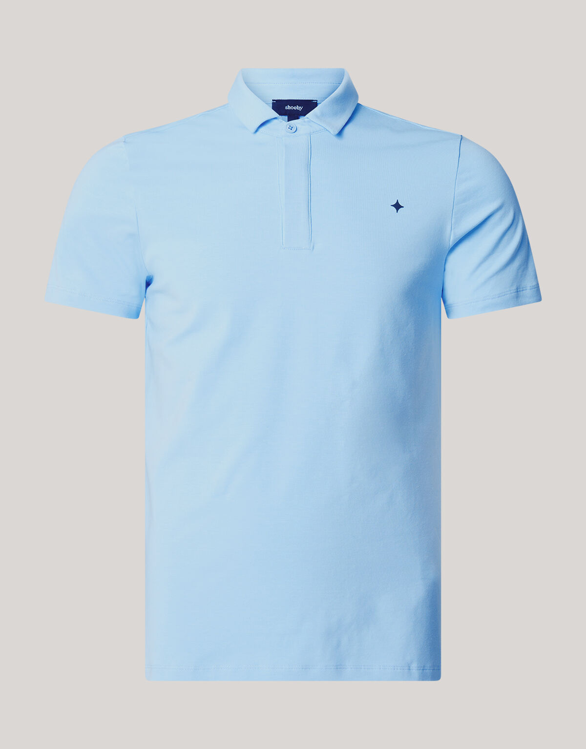Jersey Poloshirt hellblau SHOEBY MEN