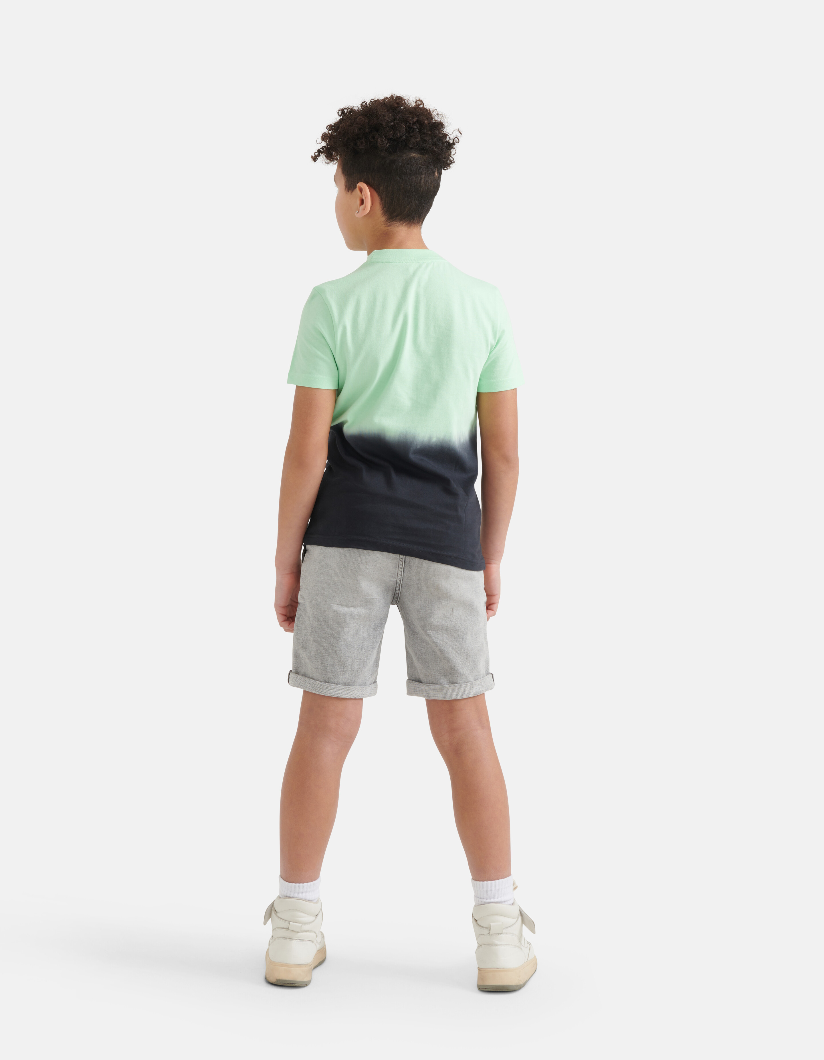 Dip Dye T-shirt Hellgrün SHOEBY BOYS