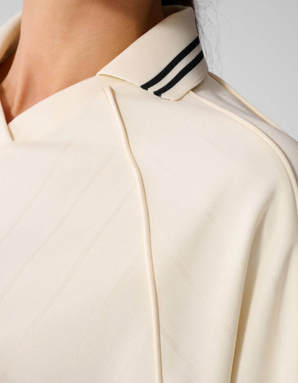 Sportliche Langarmshirt Gebrochenes Wei&szlig; By Anna SHOEBY WOMEN