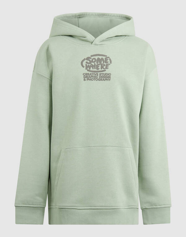 Irgendwo Artwork Kapuzenpullover Lichtgrün SHOEBY BOYS