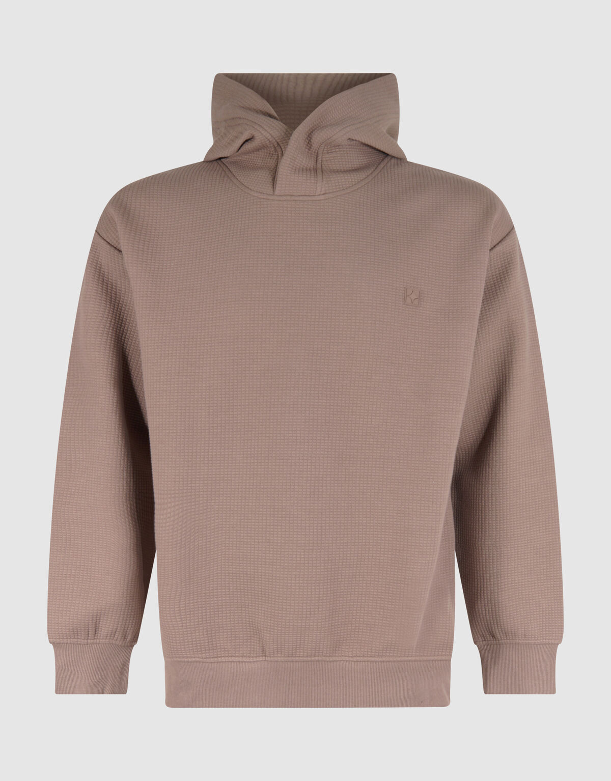 Jacquard Hoodie Hellbraun SHOEBY MEN