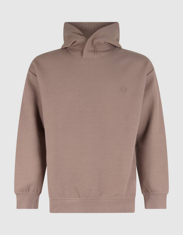 Jacquard Hoodie Hellbraun SHOEBY MEN