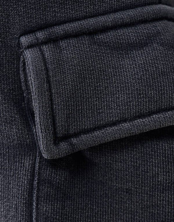 Gewaschene Cargo-Hose Dunkelgrau SHOEBY BOYS