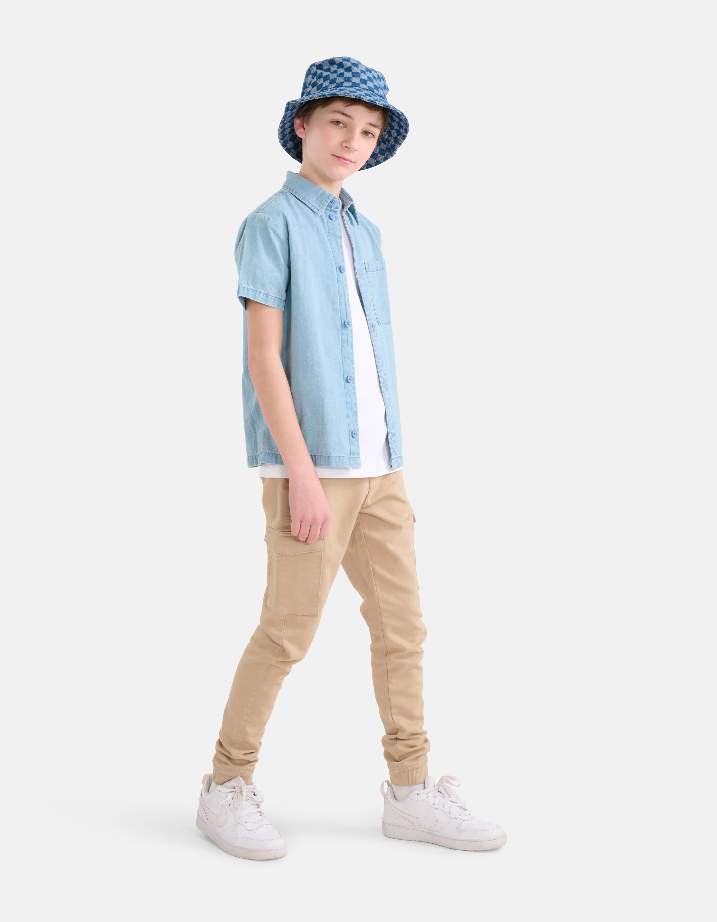 Denim-Hemd gebleicht SHOEBY BOYS