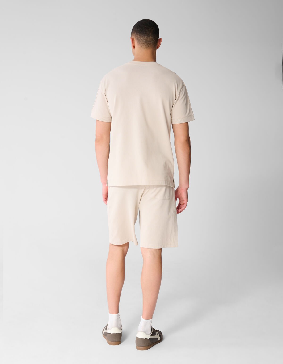 Mesh-T-Shirt Sand SHOEBY MEN