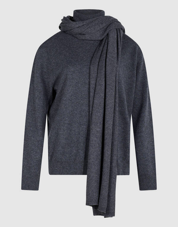 Strickrollkragenpullover Dunkelgrau By Lonneke SHOEBY WOMEN