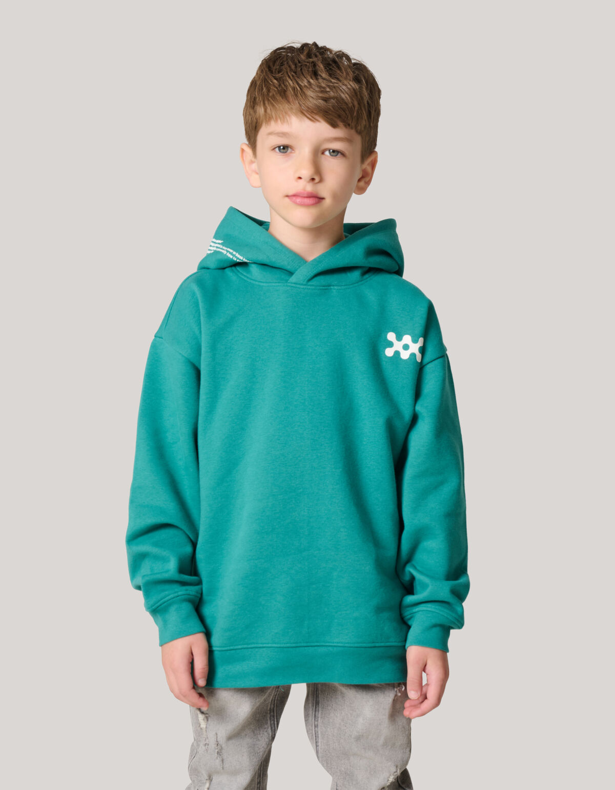 Artwork Hoodie Grün SHOEBY BOYS