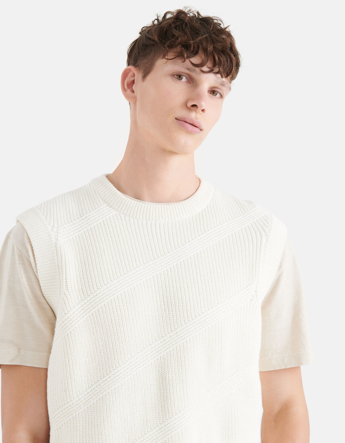 Diagonale Spencer Off White SHOEBY MEN