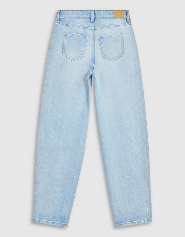Jeans mit Strass-Finish in Blau SHOEBY GIRLS