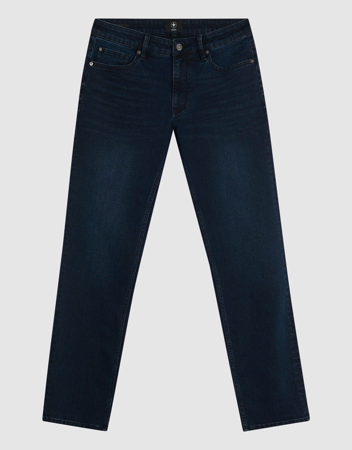 Straight Fit Jeans Blau/Schwarz L34 SHOEBY MEN