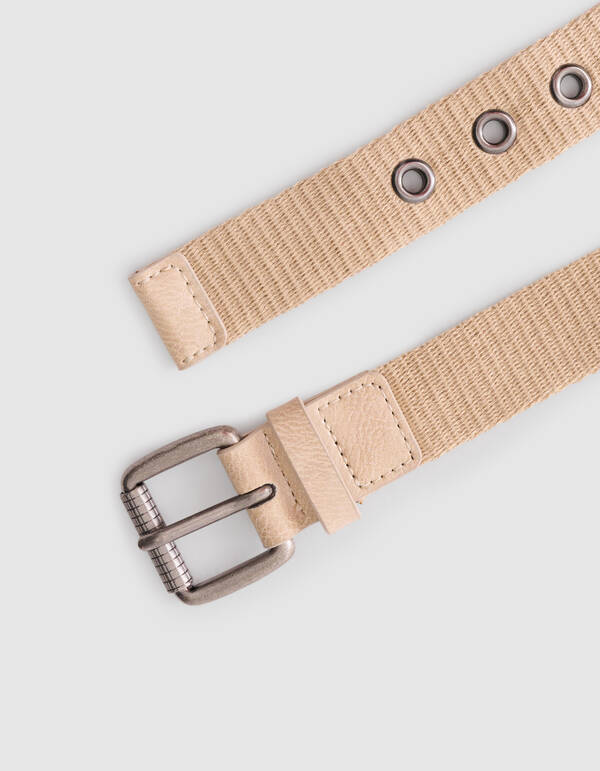Basic Canvas Gürtel Sand SHOEBY ACCESSOIRES