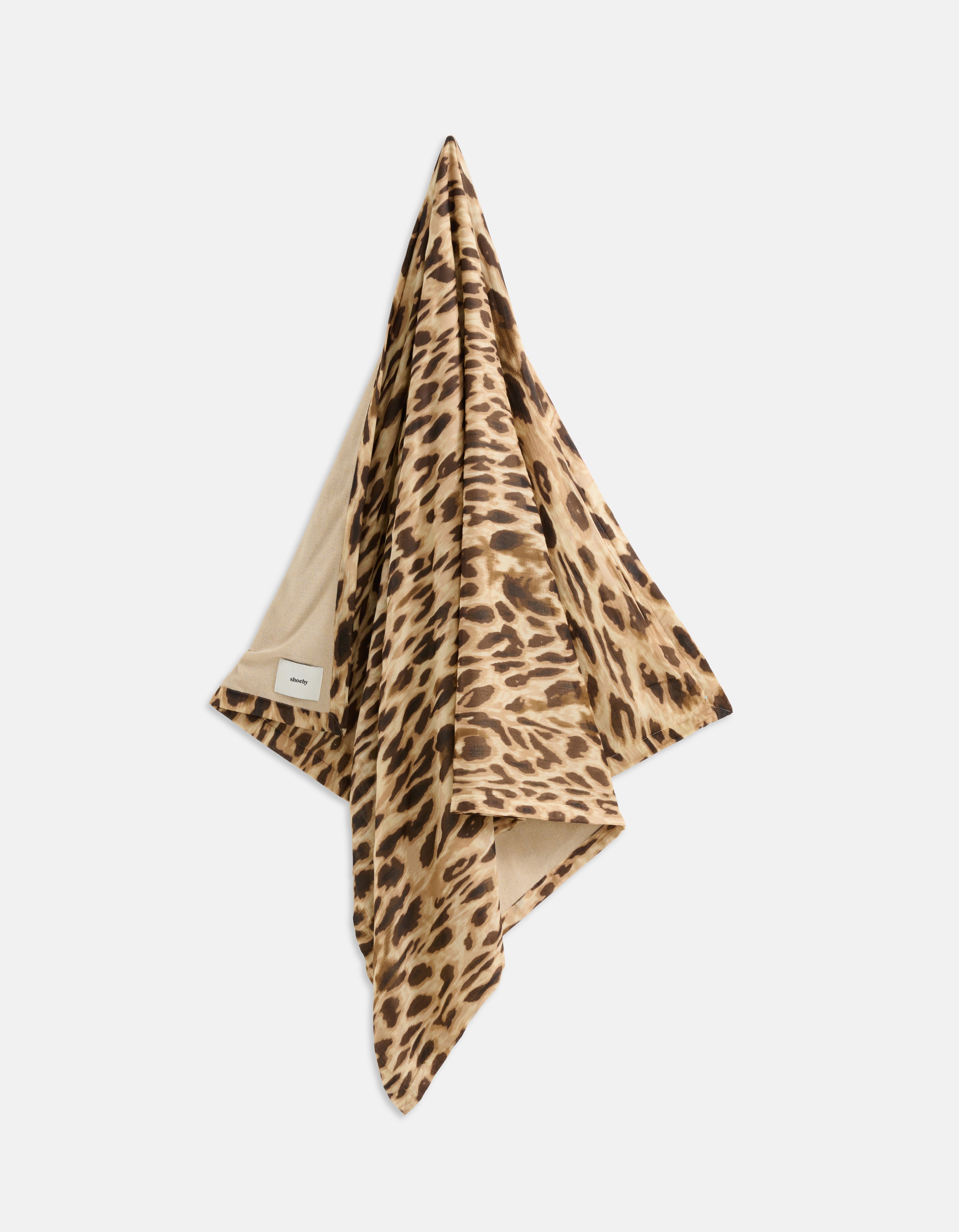 Badetuch Gepard Print Braun SHOEBY ACCESSOIRES