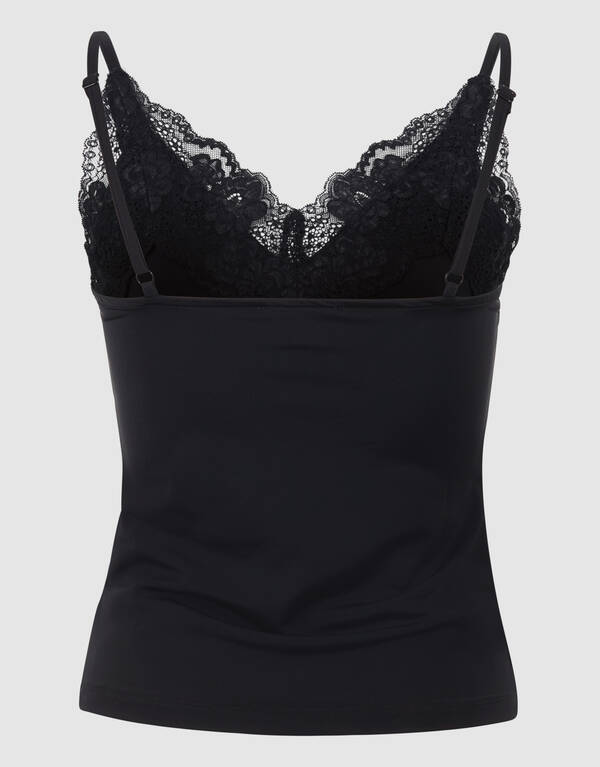 Spitzen-Singlet Top Schwarz SHOEBY WOMEN