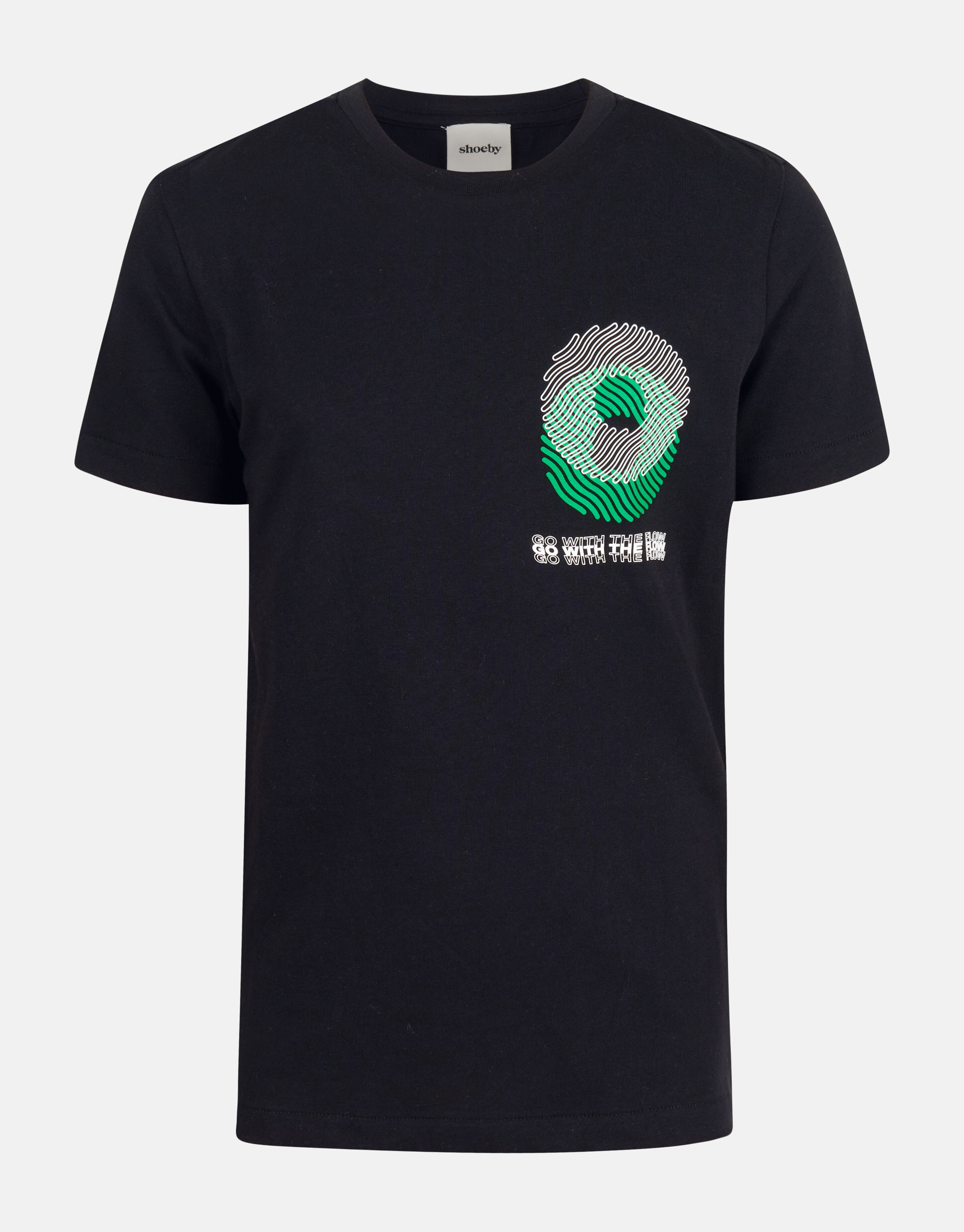 Bedrucktes T-shirt Schwarz SHOEBY BOYS