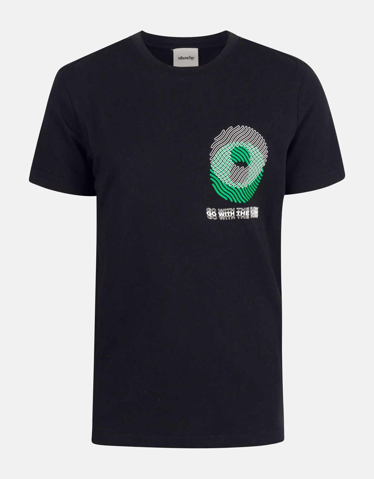 Bedrucktes T-shirt Schwarz SHOEBY BOYS