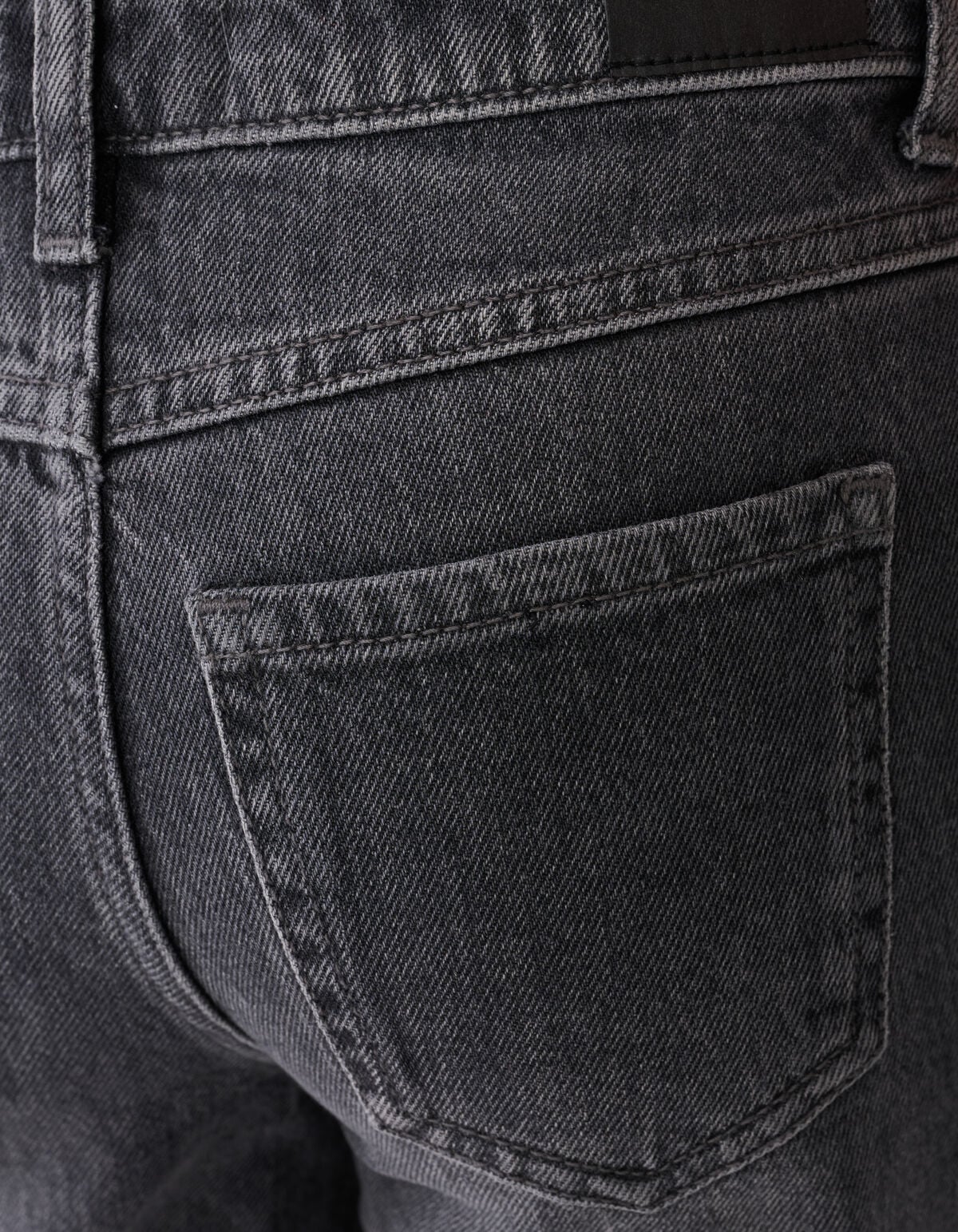 Schwarze Jeans mit Nieten und weitem Bein SHOEBY GIRLS