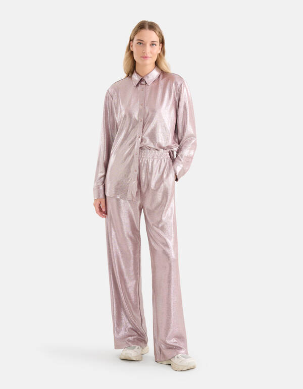 Metallic Broek Roze SHOEBY WOMEN
