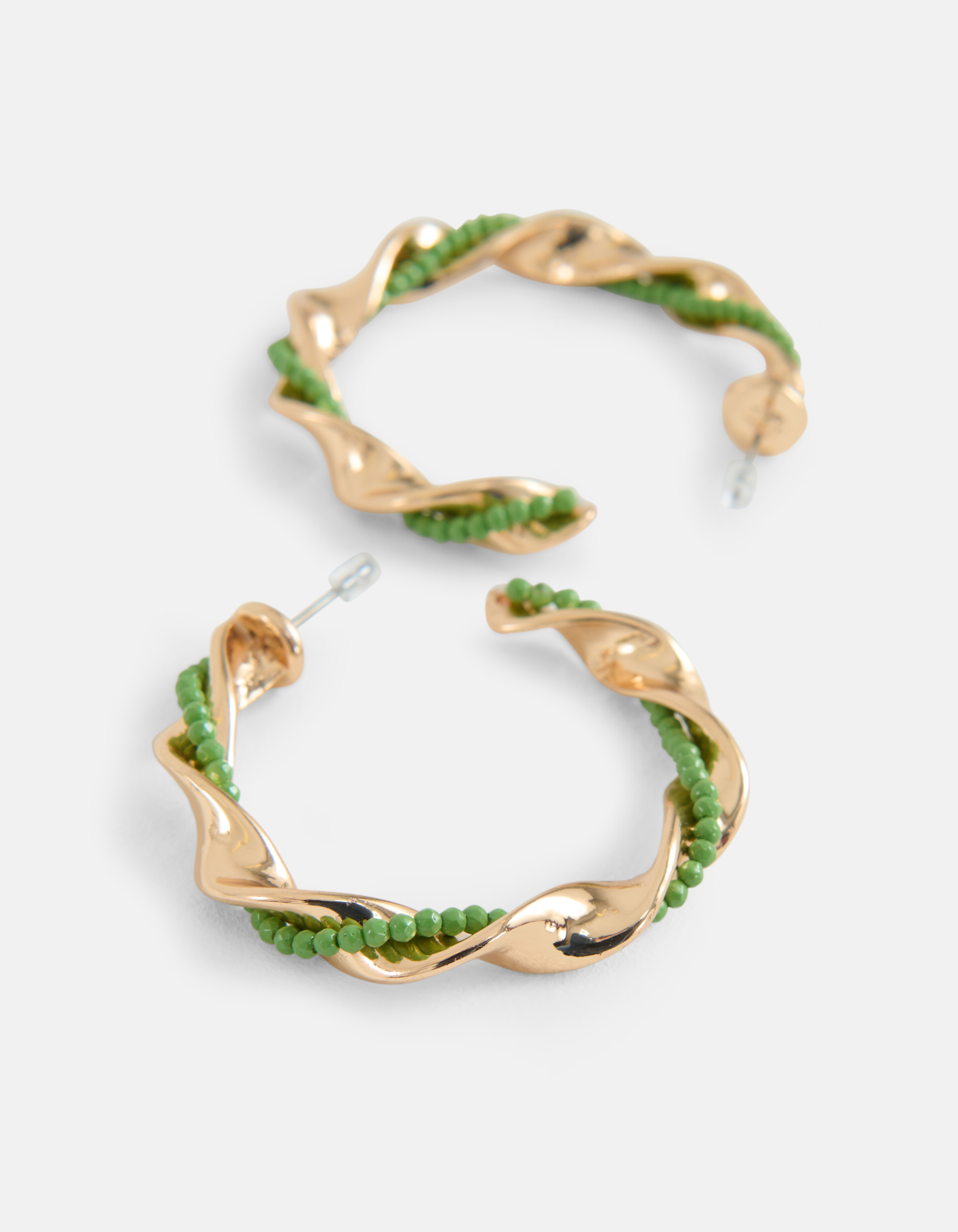 Gedrehte Ohrringe Gold SHOEBY ACCESSOIRES