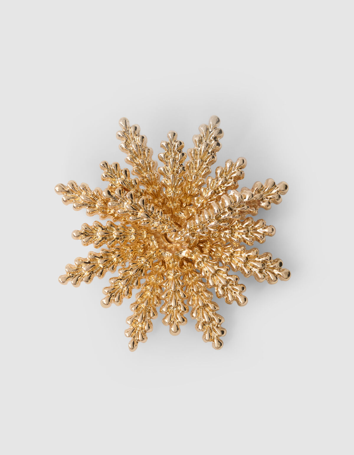 Palmenblüten-Brosche Gold SHOEBY ACCESSOIRES