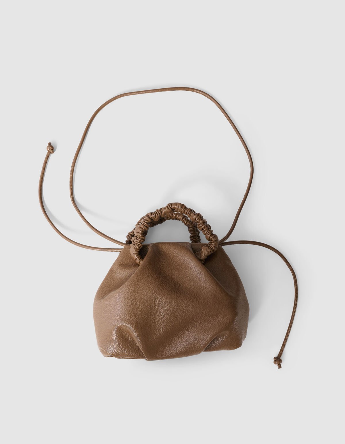 Kleine Crinkle-Tasche Hellbraun SHOEBY ACCESSOIRES