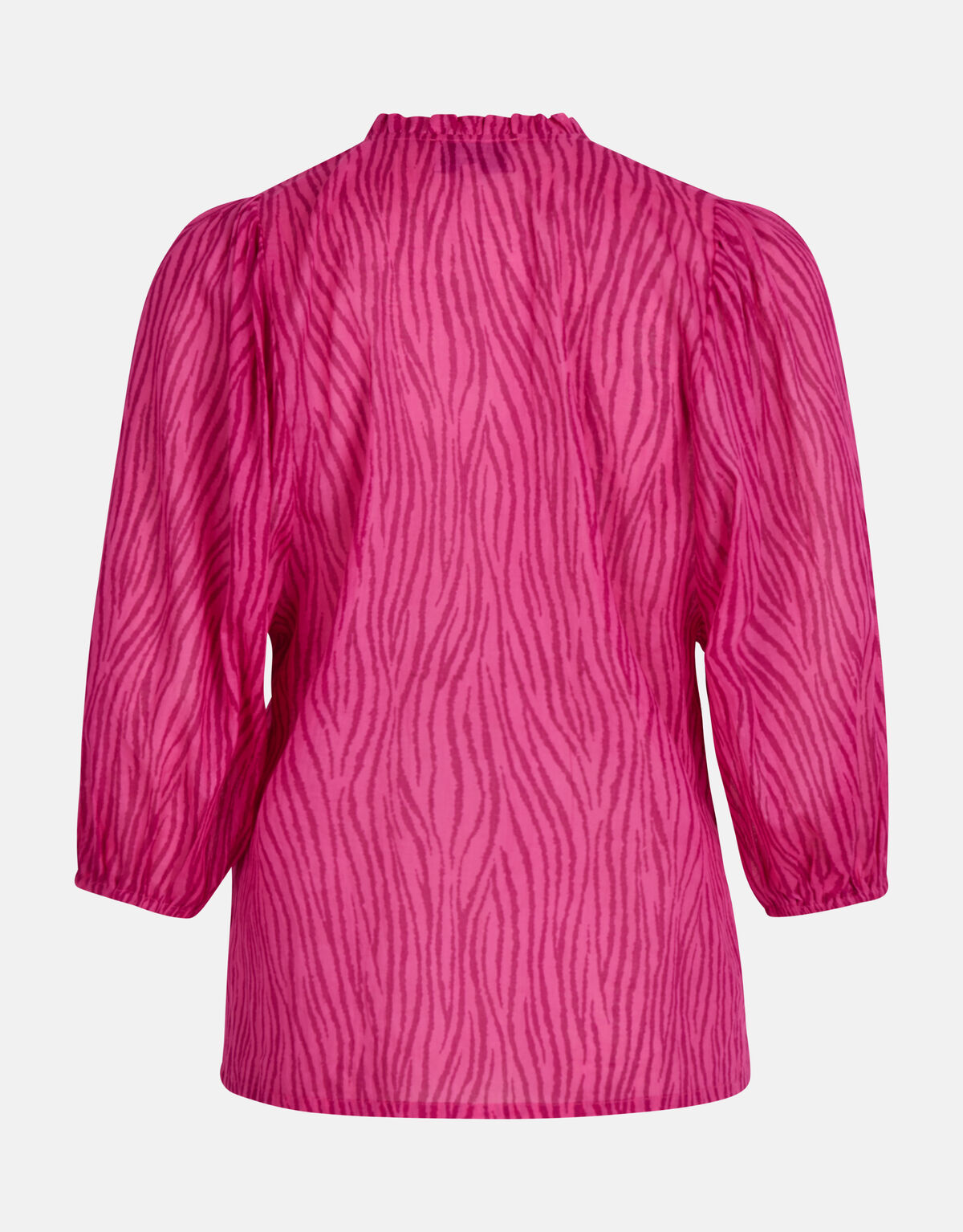 Zebra-Voile-Bluse Rosa SHOEBY WOMEN
