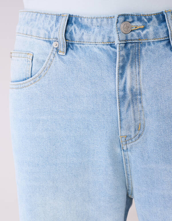 Baggy Fit Jeans Gebleicht L32 SHOEBY MEN