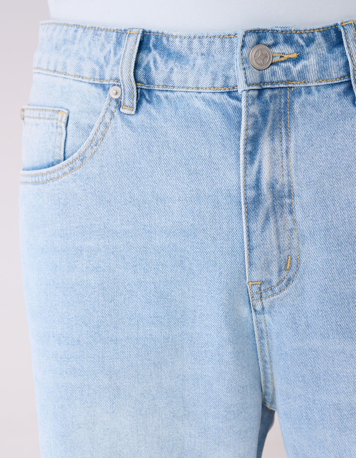 Baggy Fit Jeans Gebleicht L32 SHOEBY MEN