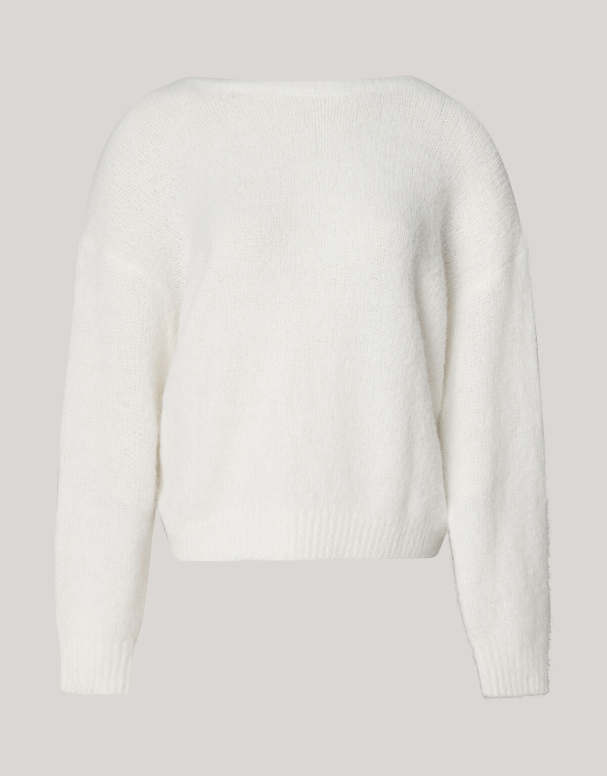 Gewickelter Pullover Off White SHOEBY WOMEN