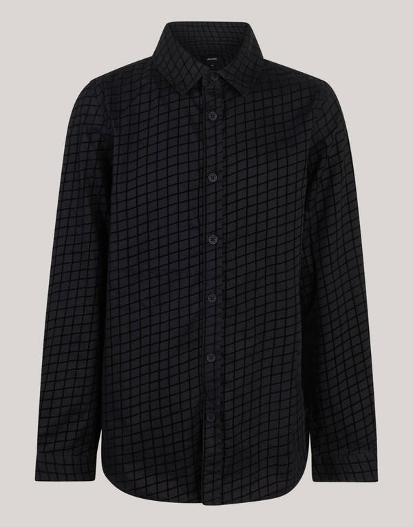 Flockdruck Shirt Schwarz SHOEBY BOYS