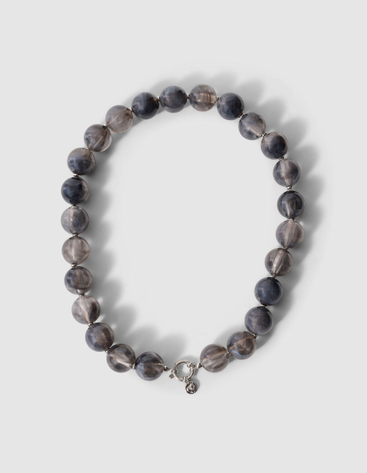 Perlenkette grau SHOEBY ACCESSOIRES