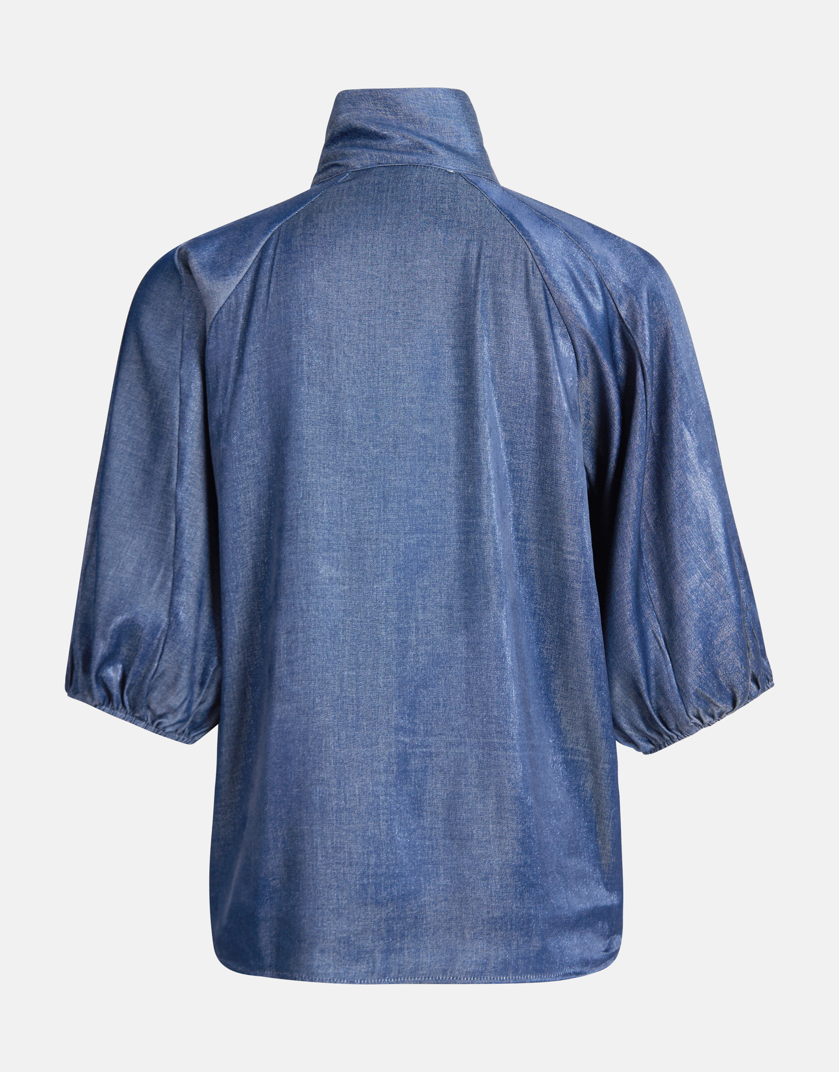Metallic-Bluse Dunkelblau SHOEBY WOMEN