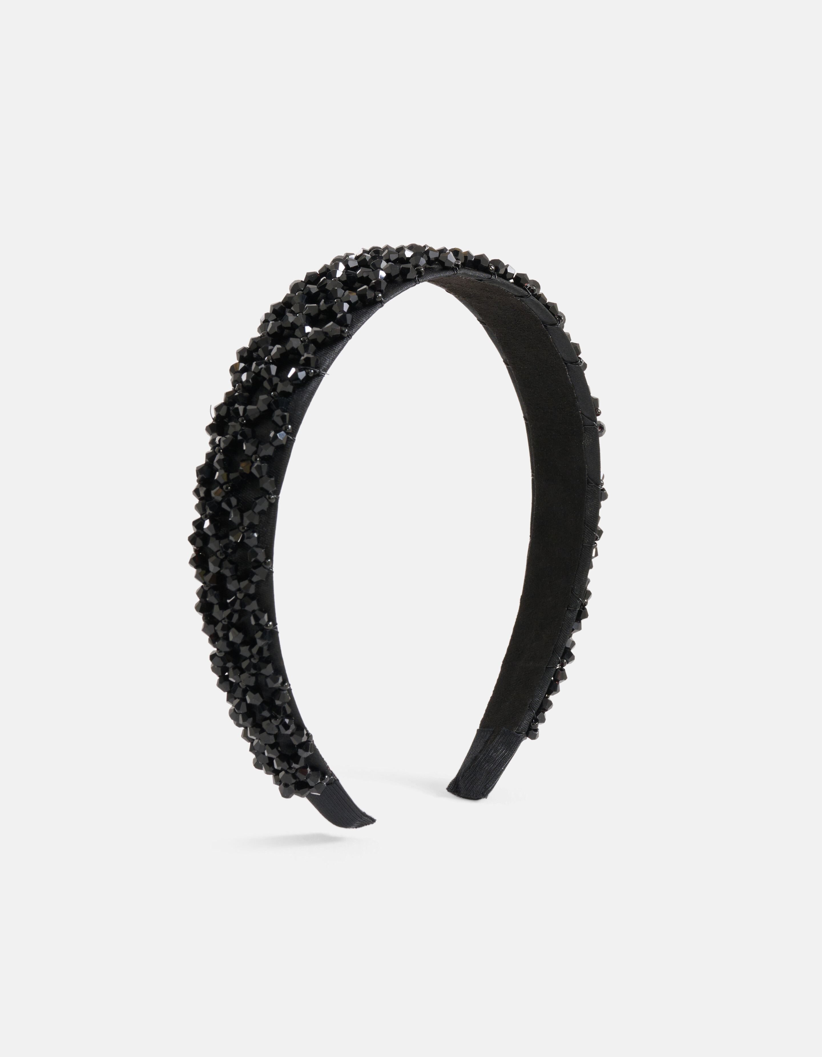 Perlen-Haarband Schwarz SHOEBY ACCESSOIRES