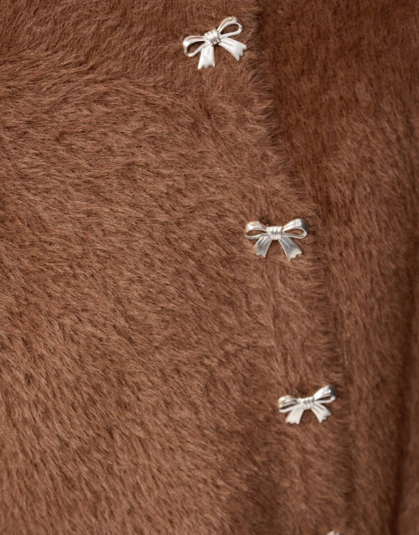 Braune Weste mit Schleife SHOEBY GIRLS