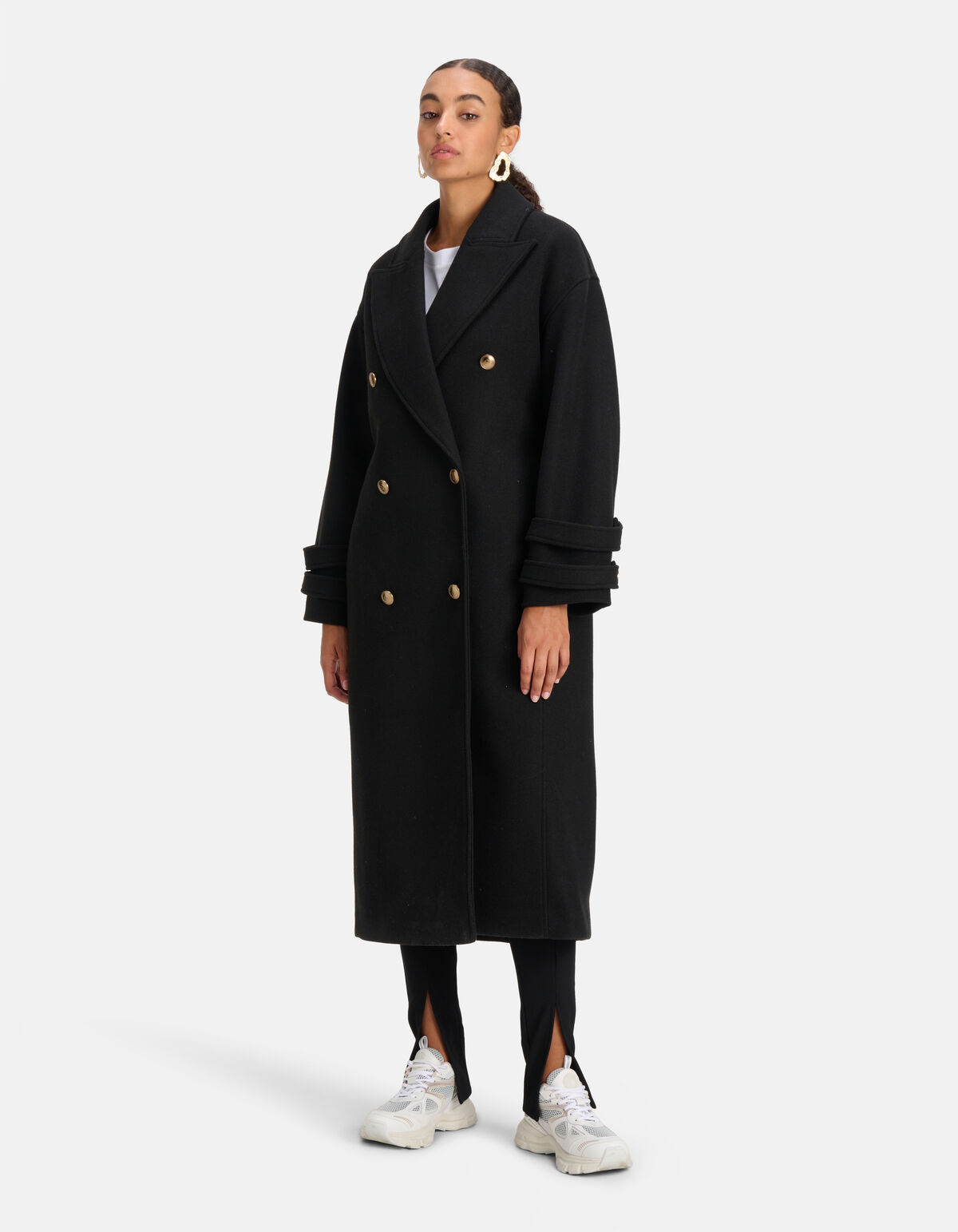 Langer Mantel Schwarz SHOEBY WOMEN