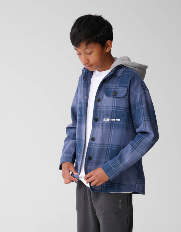 Ruiten Pocket Hemd Blau SHOEBY BOYS