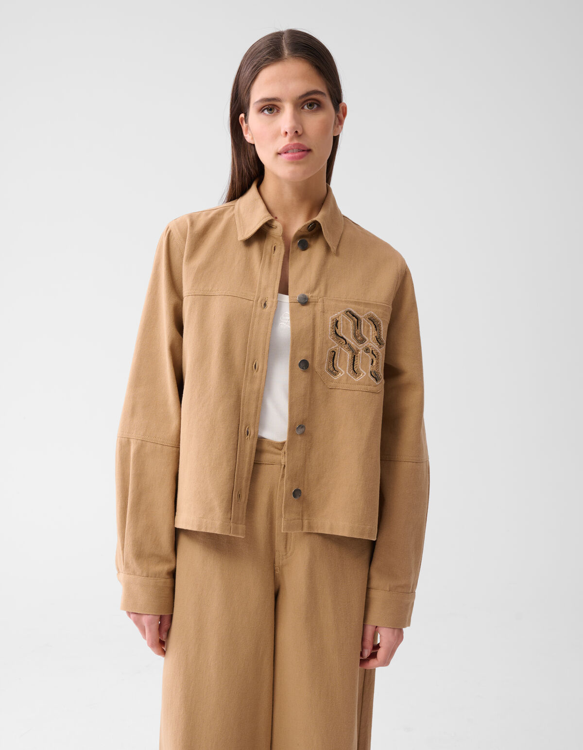 &Uuml;bergro&szlig;e Stickerei Jack Camel SHOEBY WOMEN